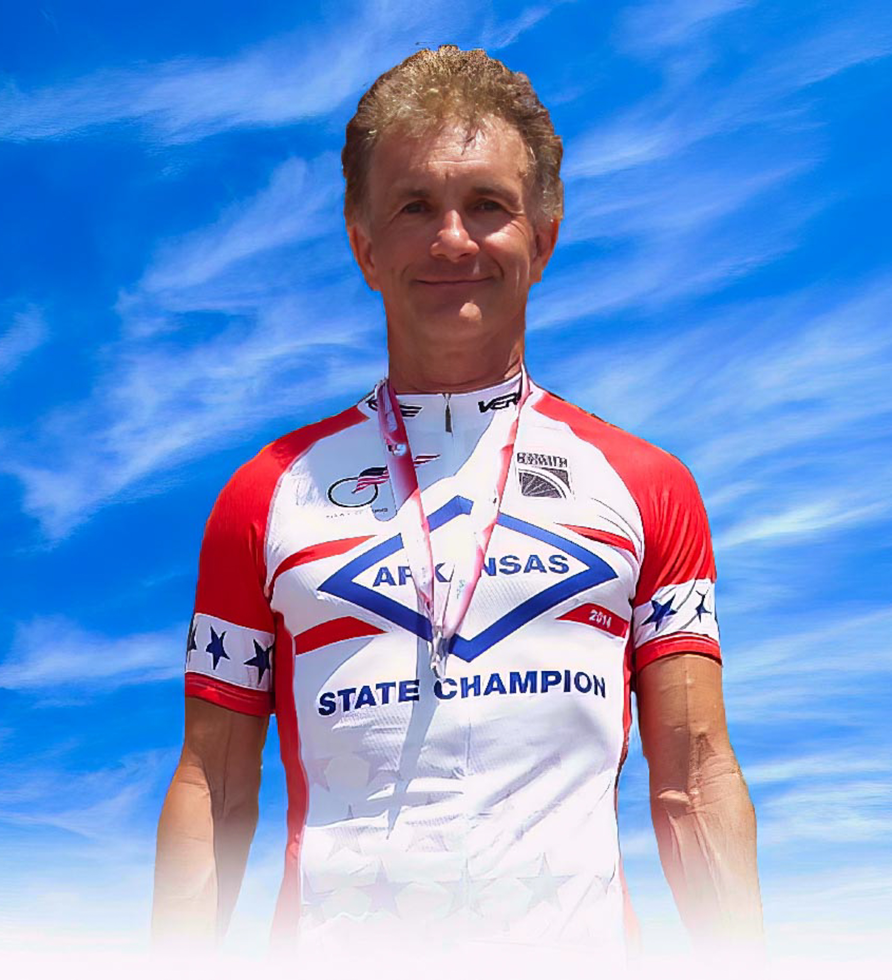 Osobní profil (portrét) našeho úspěšného amerického klienta Paula Komarka z cyklistického týmu Fayetteville Wheelmen cycling team - Mistr státu Arkansas 2014 a 2015 v silničním závodu
