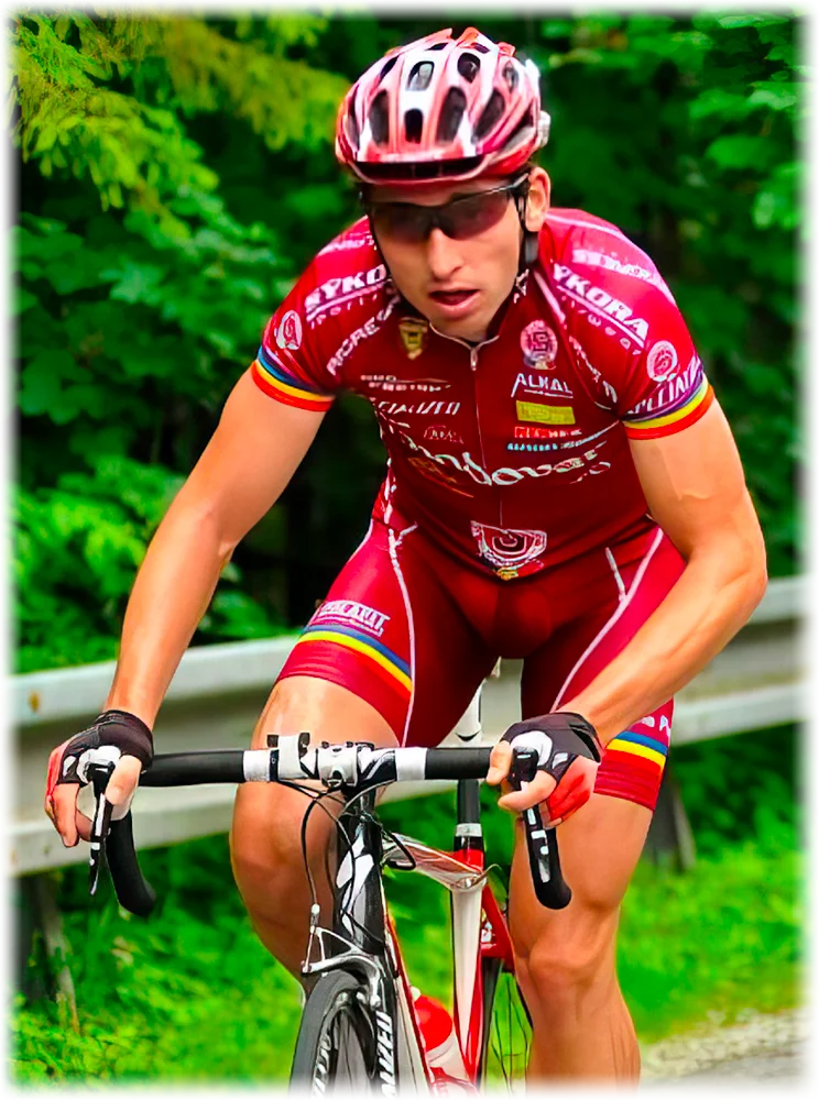 Profesionální cyklista Rostislav Krotký (AC Sparta Praha Cycling / Vysočina Cycling Team)